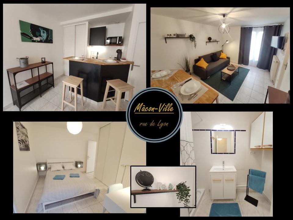 Macon Centre Ville-Gare-Wifi-Cosy-Parking Public A Proximite Экстерьер фото
